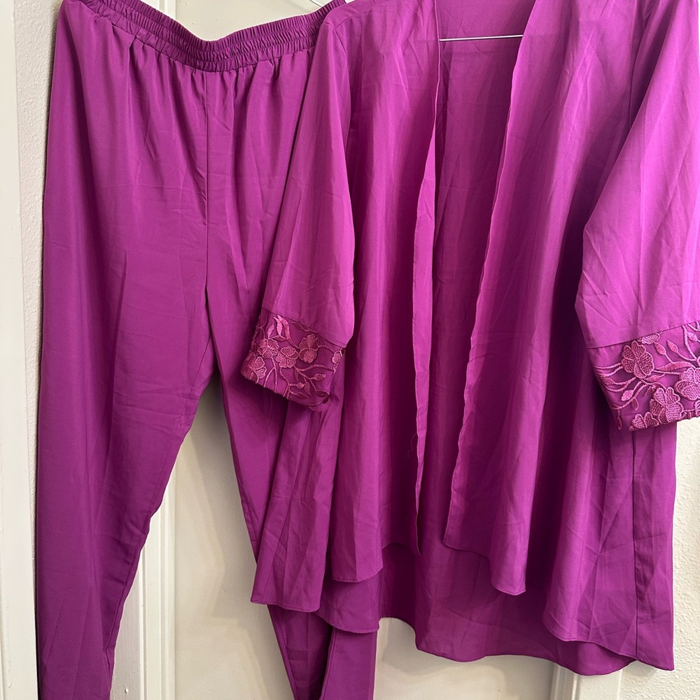 Amazon Women's Vibrant Purple Pajama Set